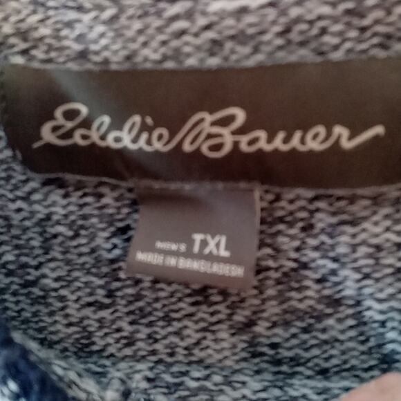 Eddie Bauer Men's crew neck Grandpa knit sweater.XLT. Vintage,Warm, 100% Cotton - Picture 2 of 9